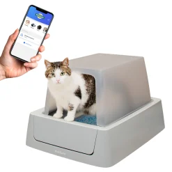 Cheap PetSafe ScoopFree® Crystal Smart Front-Entry Self-Cleaning Litter Box